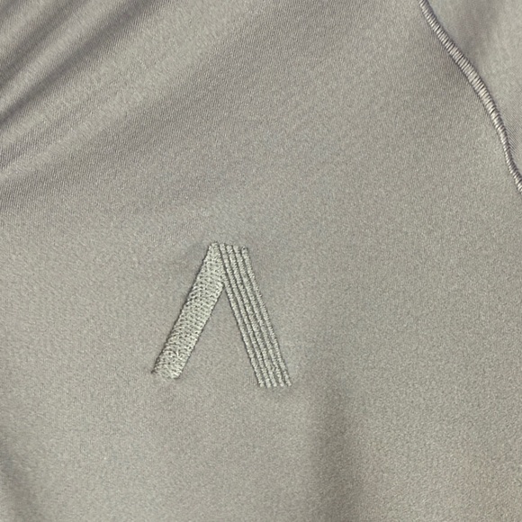 Athleta x Allyson Felix Heather Gray Quarter-Zip Long Sleeve Top Size XL - Picture 5 of 12